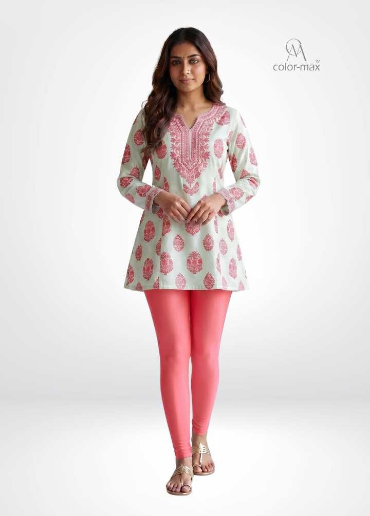 CARROT - Imported premium Nylon/Polyester Shimmer Leggings